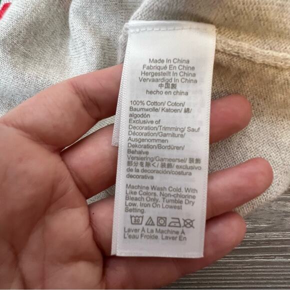 NWT J. Crew teddie sweater embroidered apples sz XS - Picture 4 of 7